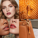 Gloss Labial Hidratante Protetor Chaveiro Brilho e Cuidado Portátil