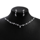 Conjunto Feminino 2/3/4 Peças Dourado ou Prateado Colar Brincos Pulseira Anel Brilhante